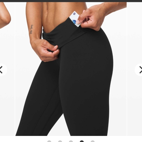 Lululemon Align Crop 21 Black - Picture 3 of 7